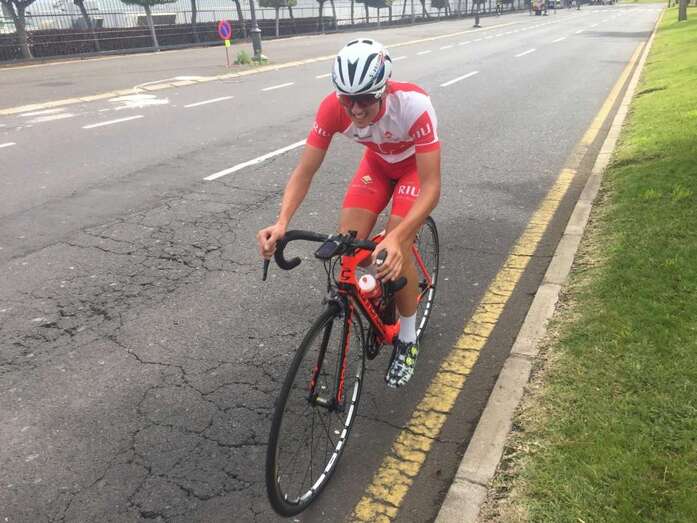 Pablo Rodríguez, en la prueba del pasado martes en La Orotava (Foto TA)